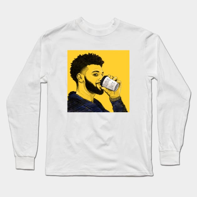 Jamal Murray Long Sleeve T-Shirt by tea rent illustrations